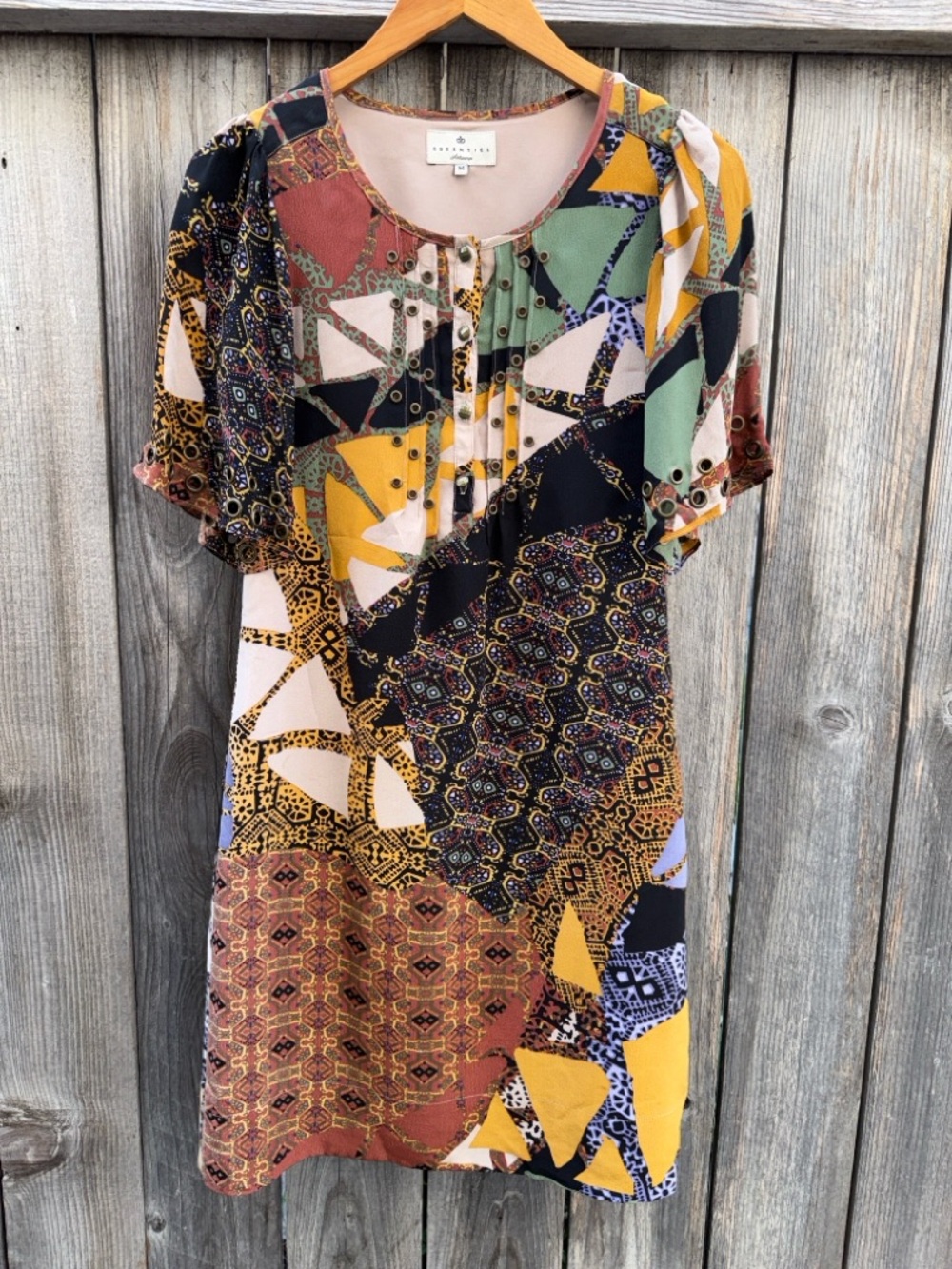 Essentiel Antwerp Silk Print
Shift Dress Size 34 / US4 - Picture 11 of 13